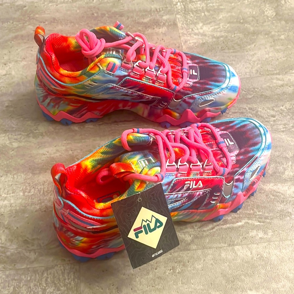 Fila Multi-Colored Sneakers, Size: 6